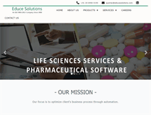 Tablet Screenshot of educesolutions.com